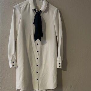 Kate Spade New York Griffin dress in white and black